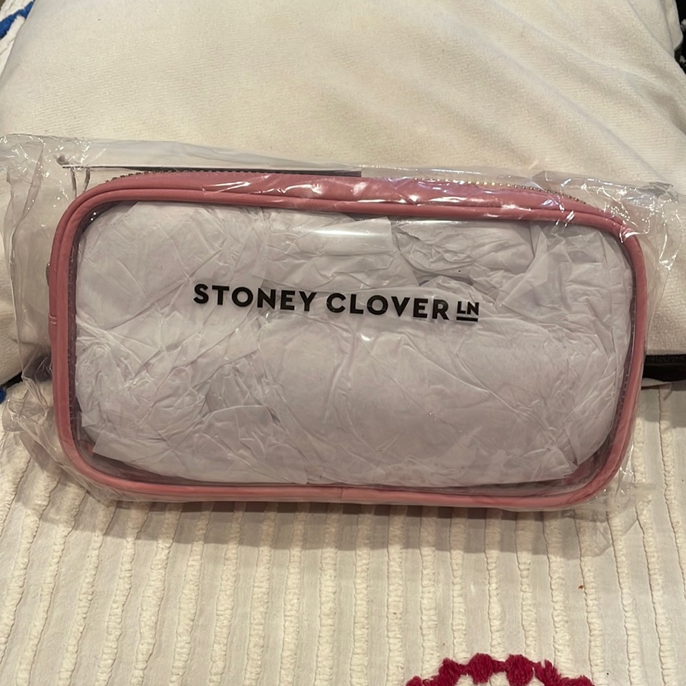 Stoney Clover Lane SCL Mauve Clear Front Small Pouch Fall Limited color Sold Out